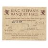 Image 5 : A Pair of Restaurant Reservation Cards and Transportation Ticket.