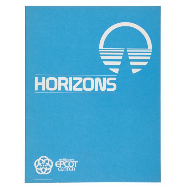 An EPCOT Horizons Promotional Booklet.