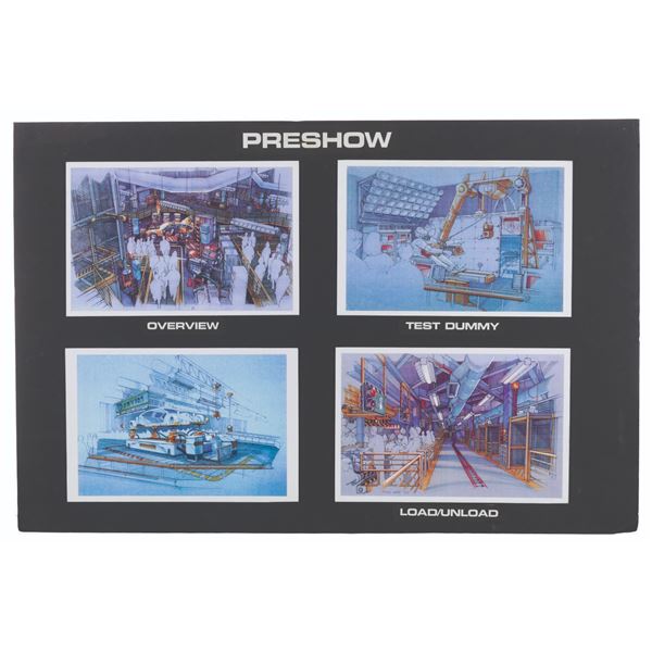 Test Track Preshow Concept Prints.