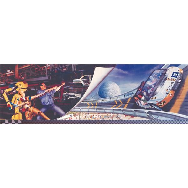 A Test Track Teaser Mural Print