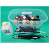 Image 1 : Paint Brushes, Paint & Paint Thinner
