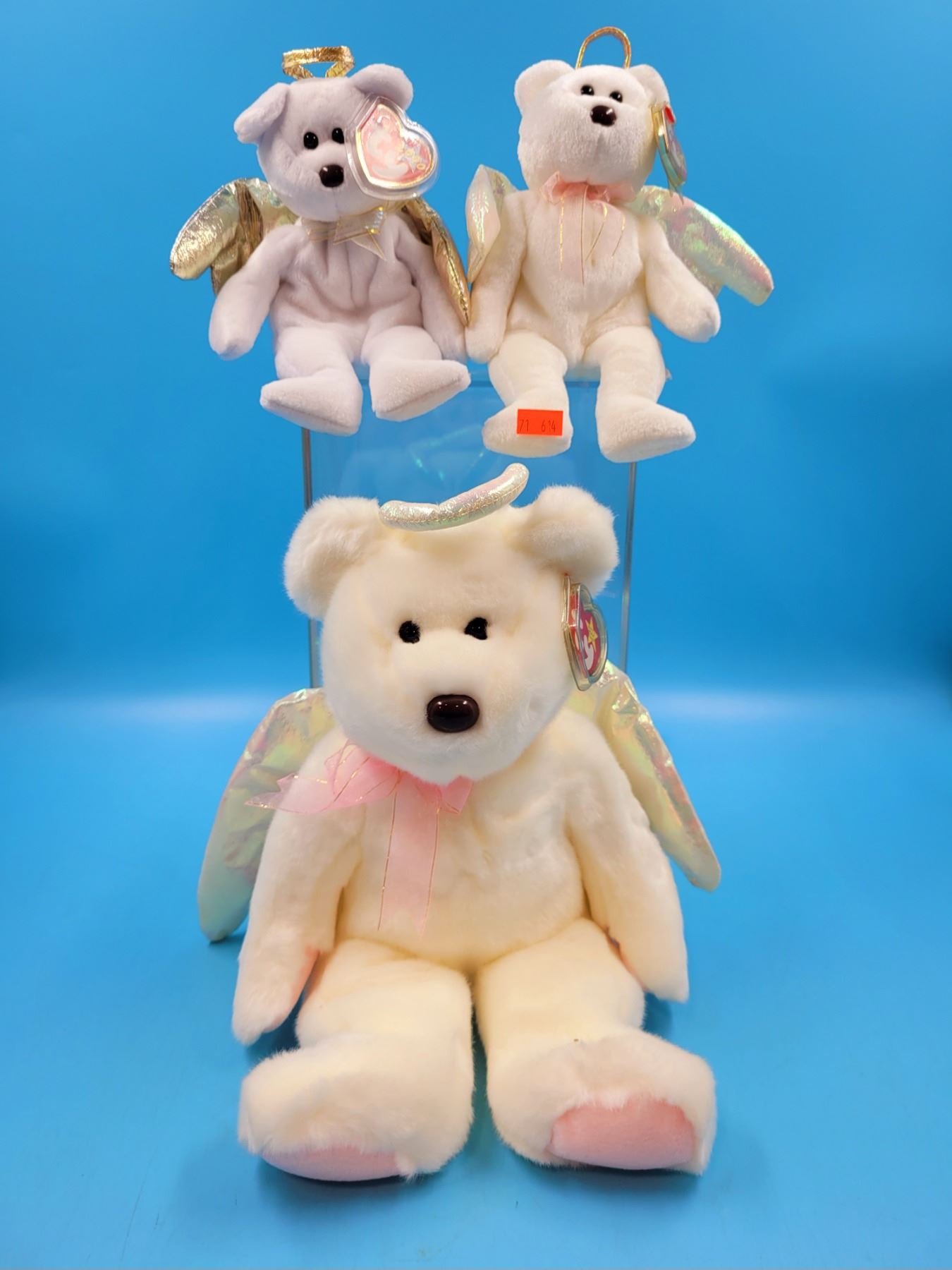 TY Beanie Babies – Angel L'extraterrestre – Peluche Souple 15,2 Cm – Collection Ty – Sans Poème – Cadeau Retro