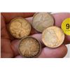 Image 2 : 4x Canada Silver ¼ Dollars