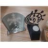 Image 4 : Lot of Candles Box and Candle Holders.