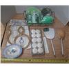 Image 1 : Lot of Bath Items. (It includes Mirror, Comb, Candles, Towel Ring, etc.)