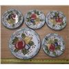 Image 1 : Black Forest Fruits Dinnerware Plates. (4 Small and 1 Large)