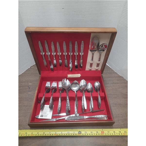 Box of Customcraft Stainless - Fork, Knife, Spoon, etc.
