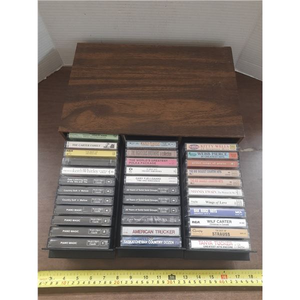 Country and Western Cassette Tapes.