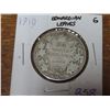 Image 1 : 1910 Canada 50 Cent Coin - G - Edwardian Leaves