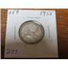 Image 1 : 1955 Canada 25 Cent Coin - V6-8