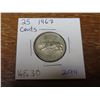 Image 1 : 1967 Canada 25 Cent Coin - VoFo30