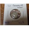 Image 1 : 1910 Canada 5 Cent Silver Coin - VG8