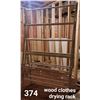 Image 2 : Metal Clothes Rack & Wood Rack