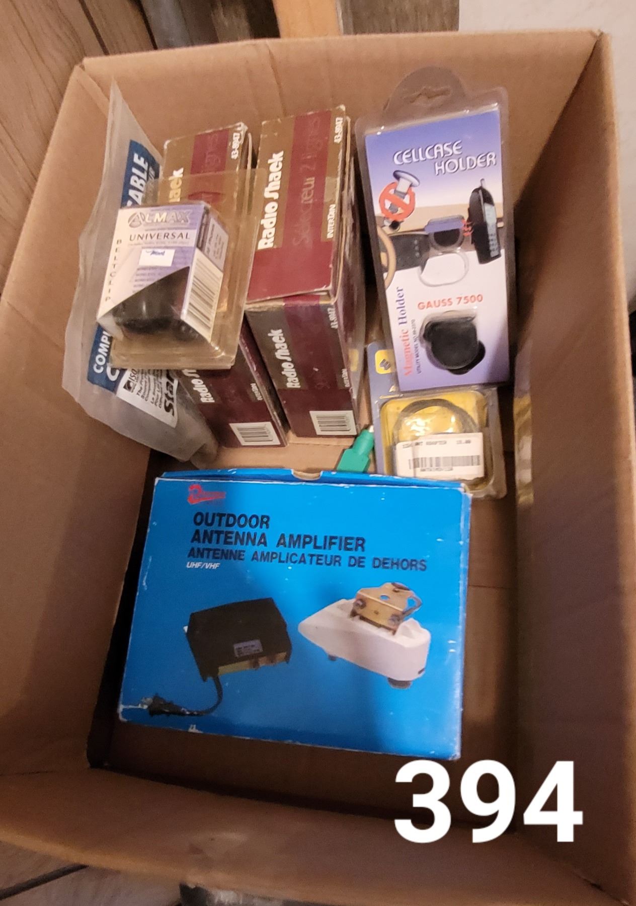 Box w/ Amplifier & Misc - Schmalz Auctions