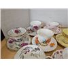 Image 5 : Bone Chine Cups & Saucers & Plate