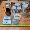 Image 2 : lot of decore items, mugs, glasses and pearl harber slides