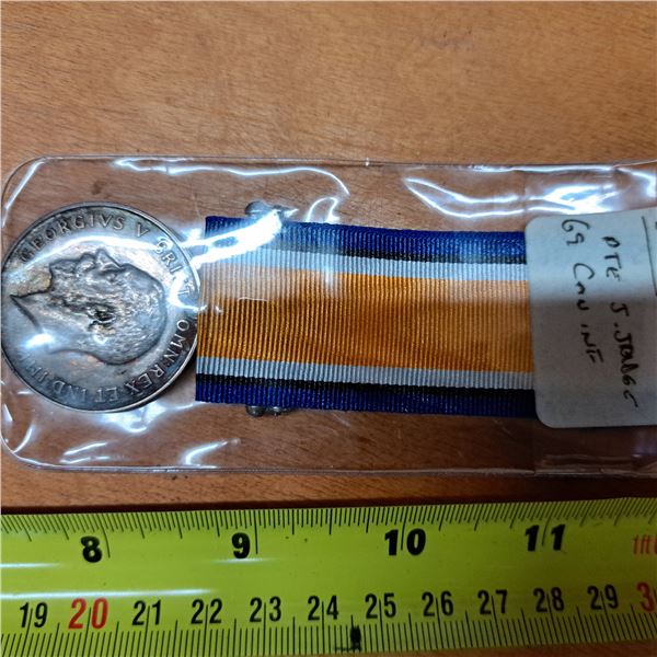 British/canadian service medal for ww1