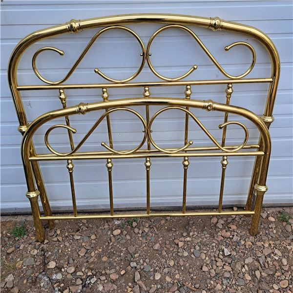 Metal bed frame head rests- 30"h and 46"H
