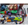 Image 4 : Misc. toy Lot (Water Guns, Laser tag guns and equipment, Jenga, and etc.)