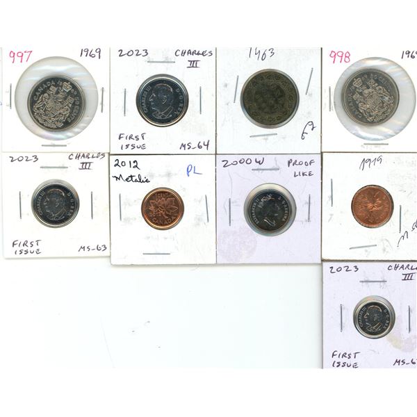 Collection of Variety of coins (Years, conditions, and rariety)