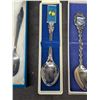 Image 5 : (4) Décor special spoons (1) Special Bottle Opener w/ Collectin of Variety of Pins