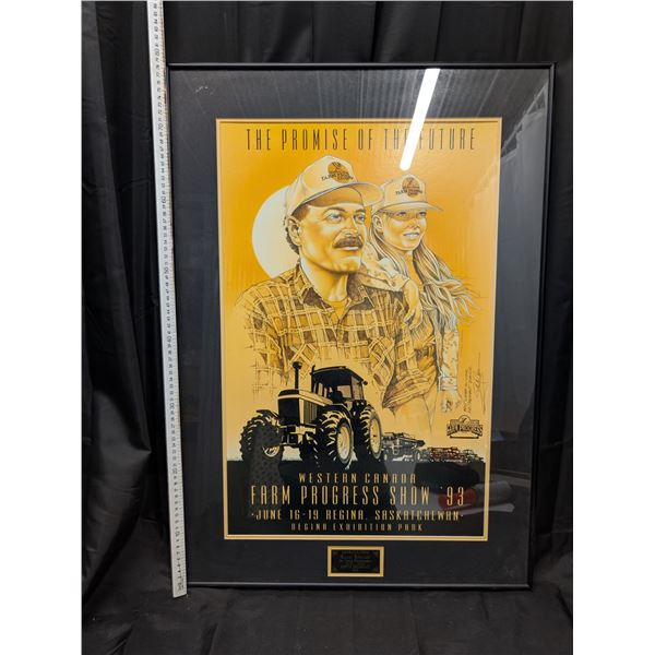 Western Canada Farm Progress Show '93 Retirement Frame and Art 55"x79"