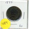 Image 1 : 1895 Canadian 1 Cent Coin