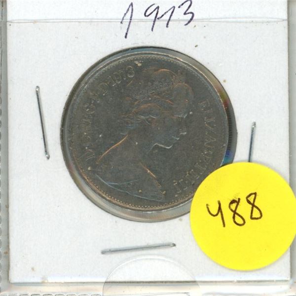 1973 British Decimal ten Pence (10p) Coin