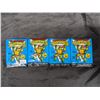 Image 1 : (4) Unopened packs TMNT Cards 1990 TOPPS