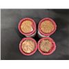 Image 2 : (4) BU Rolls 1 Cent Canadian 2007 Magnetic