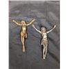 Image 1 : (2) Antique Crucifix Steel/Iron Approx. 5"x4"