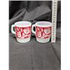 Image 2 : (2) Red Fire King Mugs (NO CHIPS, EXCELLENT CONDIITON)