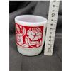 Image 4 : (2) Red Fire King Mugs (NO CHIPS, EXCELLENT CONDIITON)