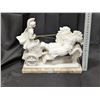 Image 3 : Stone Horses + Chariot (Heavy ) Great Condition 11"x4"x9.5" High