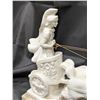 Image 4 : Stone Horses + Chariot (Heavy ) Great Condition 11"x4"x9.5" High
