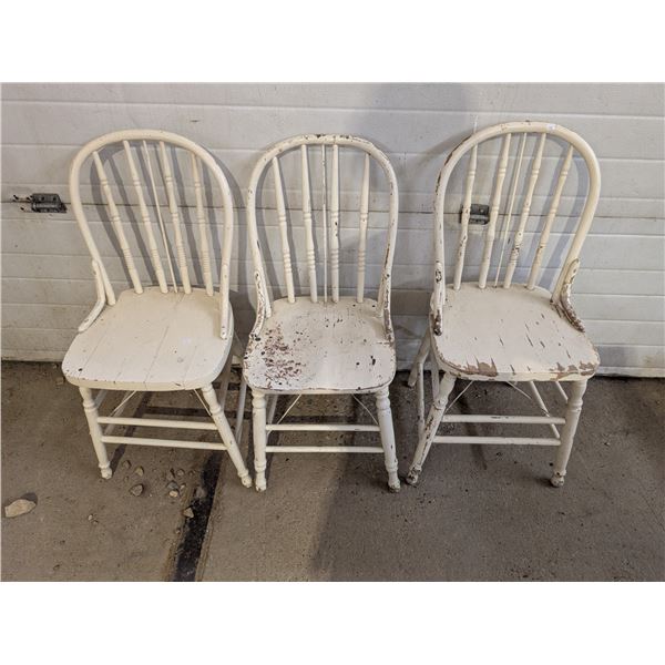 (3) Antique Chair