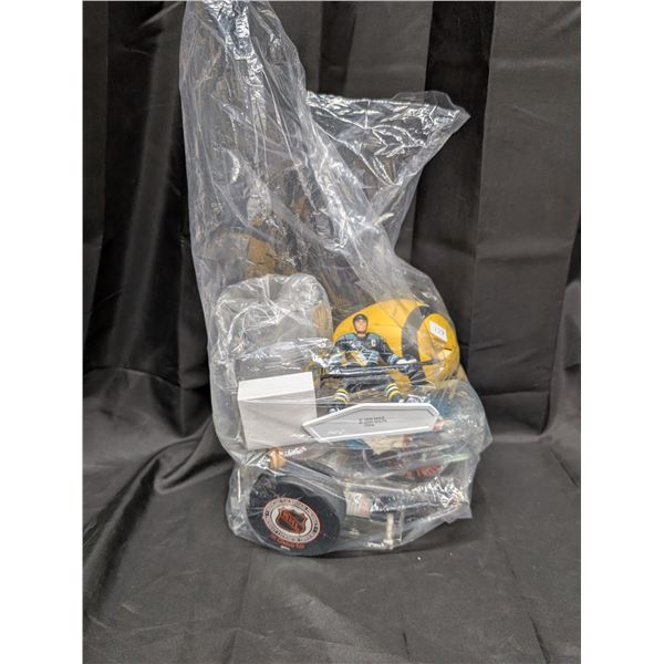 BURE UD Card + Puck and Phaneuf Card + Misc. Bag of Collectables