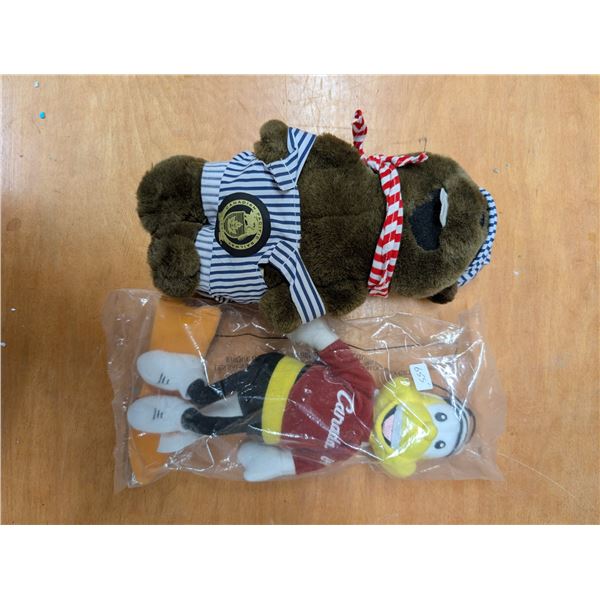 Vintage Cheerios Bee plus + CPRAIL Beaver 1991 plush