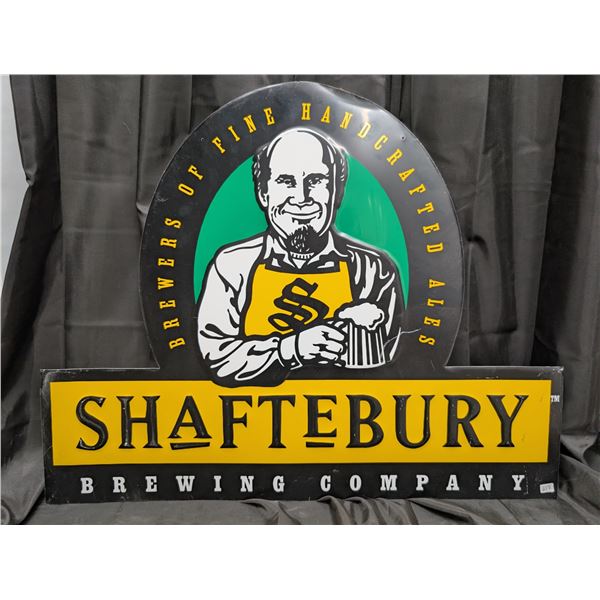 SHAFTEBURY Brewing Company Metal Beer Sign Approx. 23"x29"