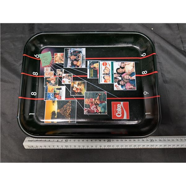 Original Tin Coke Tray Approx. 10.5"x13