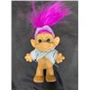 Image 3 : Original Vintage Trolls (One Lights Up) (2) Dolls (1) Small Pin