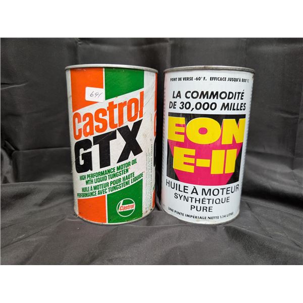(2) Full Excellent Condition Cans of GTX + EON II