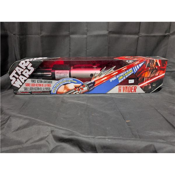 Darth Vader Spring Activated Light Saber MIB 2006 Lights Up