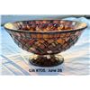 Image 1 : Lead Glass Mosaic Fruit Bowl