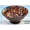 Image 4 : Lead Glass Mosaic Fruit Bowl