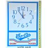 Image 1 : Coop Grocery Wall Clock.  Works.  Battery Operated.