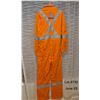 Image 2 : NEW never worn Orange Safety Coveralls.  High Visability, Reflective Stripes.  Size 44 T.