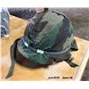 Image 1 : Military Steel Helmet with camo cover and band