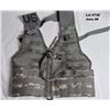 Image 1 : Military Camo Tactical Vest. Netting interior. Size is adjustable