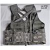 Image 2 : Military Camo Tactical Vest. Netting interior. Size is adjustable